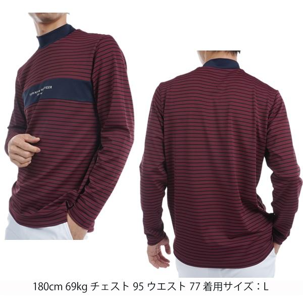 トミーヒルフィガー ゴルフ メンズ エッセンシャル 長袖モックネックシャツ TOMMY HILFIGER GOLF THMA454 秋冬モデル | TOMMY HILFIGER GOLF | 09