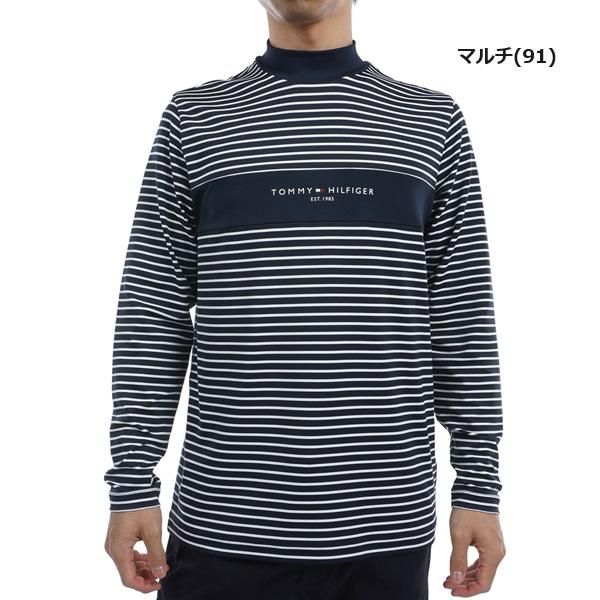 トミーヒルフィガー ゴルフ メンズ エッセンシャル 長袖モックネックシャツ TOMMY HILFIGER GOLF THMA454 秋冬モデル | TOMMY HILFIGER GOLF | 03