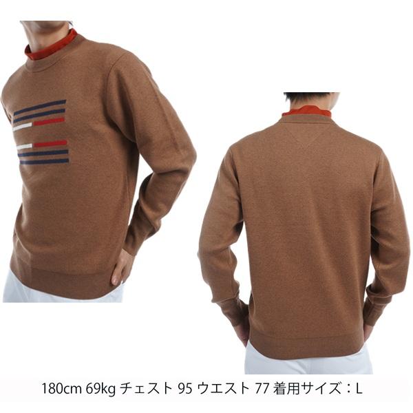 トミーヒルフィガー ゴルフ メンズ ビッグフラッグ クルーネックセーター TOMMY HILFIGER GOLF THMA459 秋冬モデル | TOMMY HILFIGER GOLF | 10