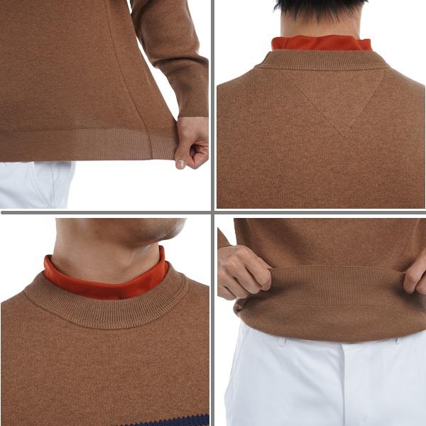 トミーヒルフィガー ゴルフ メンズ ビッグフラッグ クルーネックセーター TOMMY HILFIGER GOLF THMA459 秋冬モデル | TOMMY HILFIGER GOLF | 12