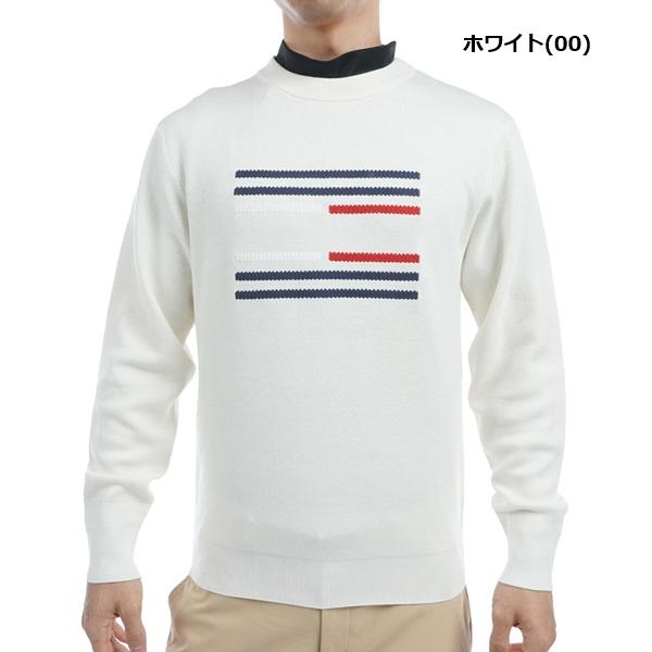 トミーヒルフィガー ゴルフ メンズ ビッグフラッグ クルーネックセーター TOMMY HILFIGER GOLF THMA459 秋冬モデル | TOMMY HILFIGER GOLF | 01