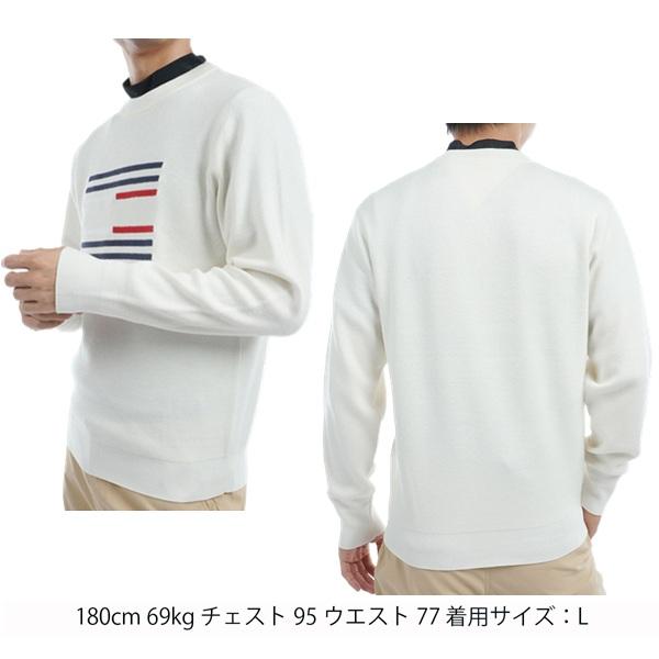 トミーヒルフィガー ゴルフ メンズ ビッグフラッグ クルーネックセーター TOMMY HILFIGER GOLF THMA459 秋冬モデル | TOMMY HILFIGER GOLF | 06