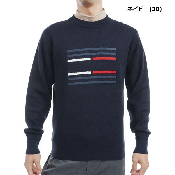 トミーヒルフィガー ゴルフ メンズ ビッグフラッグ クルーネックセーター TOMMY HILFIGER GOLF THMA459 秋冬モデル | TOMMY HILFIGER GOLF | 04