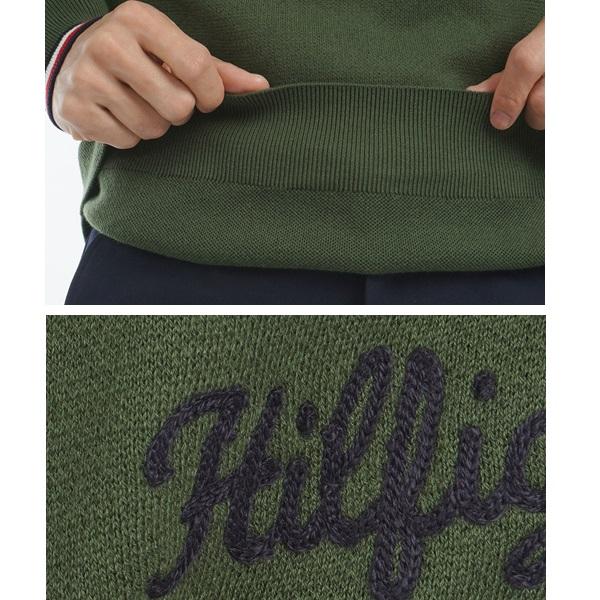 トミーヒルフィガー ゴルフ メンズ ケーブルミックス クルーネックセーター TOMMY HILFIGER GOLF THMA461 2024年秋冬モデル | TOMMY HILFIGER GOLF | 13