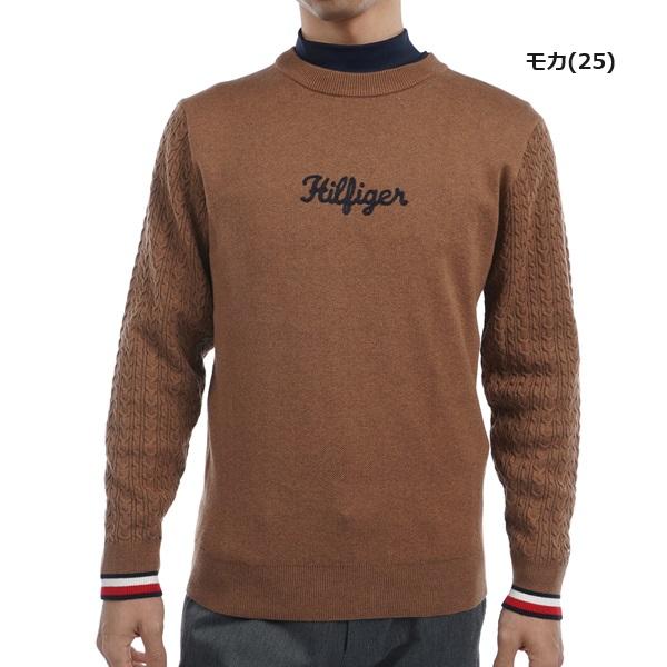 トミーヒルフィガー ゴルフ メンズ ケーブルミックス クルーネックセーター TOMMY HILFIGER GOLF THMA461 2024年秋冬モデル | TOMMY HILFIGER GOLF | 03