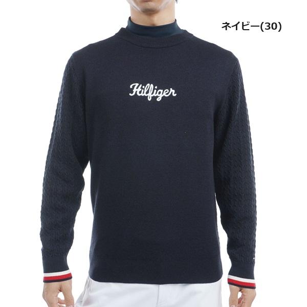 トミーヒルフィガー ゴルフ メンズ ケーブルミックス クルーネックセーター TOMMY HILFIGER GOLF THMA461 2024年秋冬モデル | TOMMY HILFIGER GOLF | 04