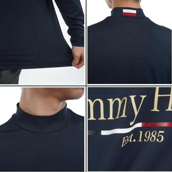 トミーヒルフィガー ゴルフ メンズ フロントロゴ 長袖モックネックシャツ TOMMY HILFIGER GOLF THMA465 秋冬モデル | TOMMY HILFIGER GOLF | 10
