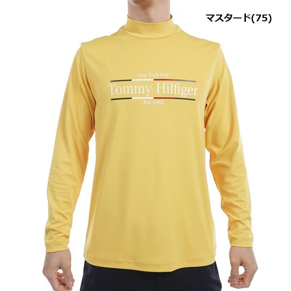 トミーヒルフィガー ゴルフ メンズ フロントロゴ 長袖モックネックシャツ TOMMY HILFIGER GOLF THMA465 秋冬モデル | TOMMY HILFIGER GOLF | 04