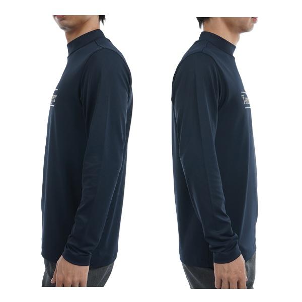 トミーヒルフィガー ゴルフ メンズ フロントロゴ 長袖モックネックシャツ TOMMY HILFIGER GOLF THMA465 秋冬モデル | TOMMY HILFIGER GOLF | 09