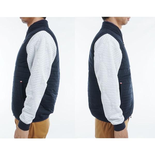 トミーヒルフィガー ゴルフ メンズ 圧着キルト中綿 ベスト TOMMY HILFIGER GOLF THMA467 2024年秋冬モデル | TOMMY HILFIGER GOLF | 05