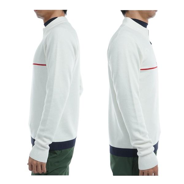 トミーヒルフィガー ゴルフ メンズ フロントロゴ ハーフジップ モックネックセーター TOMMY HILFIGER GOLF THMA472 秋冬モデル | TOMMY HILFIGER GOLF | 09