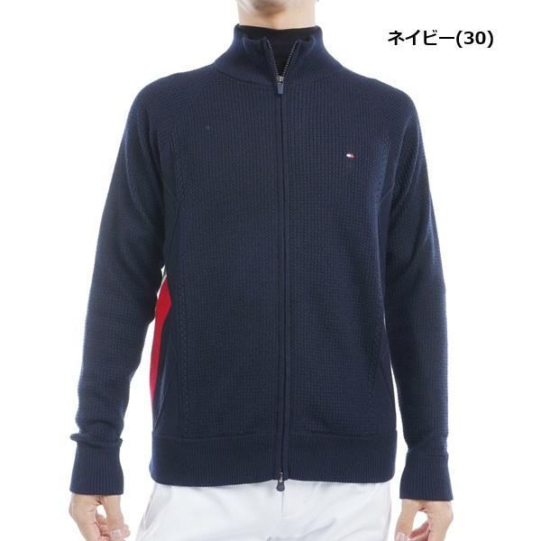 トミーヒルフィガー ゴルフ メンズ ケーブル フルジップ セーター TOMMY HILFIGER GOLF THMA479 秋冬モデル | TOMMY HILFIGER GOLF | 03