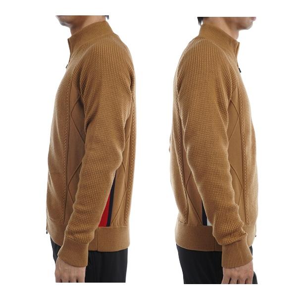 トミーヒルフィガー ゴルフ メンズ ケーブル フルジップ セーター TOMMY HILFIGER GOLF THMA479 秋冬モデル | TOMMY HILFIGER GOLF | 07