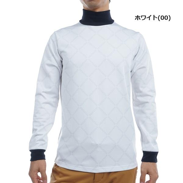 トミーヒルフィガー ゴルフ メンズ ダイヤロゴプリント 長袖ハイネックシャツ TOMMY HILFIGER GOLF THMA481 秋冬モデル | TOMMY HILFIGER GOLF | 01