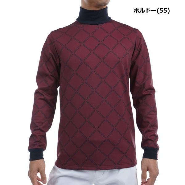 トミーヒルフィガー ゴルフ メンズ ダイヤロゴプリント 長袖ハイネックシャツ TOMMY HILFIGER GOLF THMA481 秋冬モデル | TOMMY HILFIGER GOLF | 03
