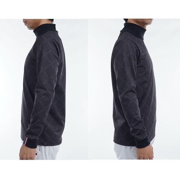 トミーヒルフィガー ゴルフ メンズ ダイヤロゴプリント 長袖ハイネックシャツ TOMMY HILFIGER GOLF THMA481 秋冬モデル | TOMMY HILFIGER GOLF | 07