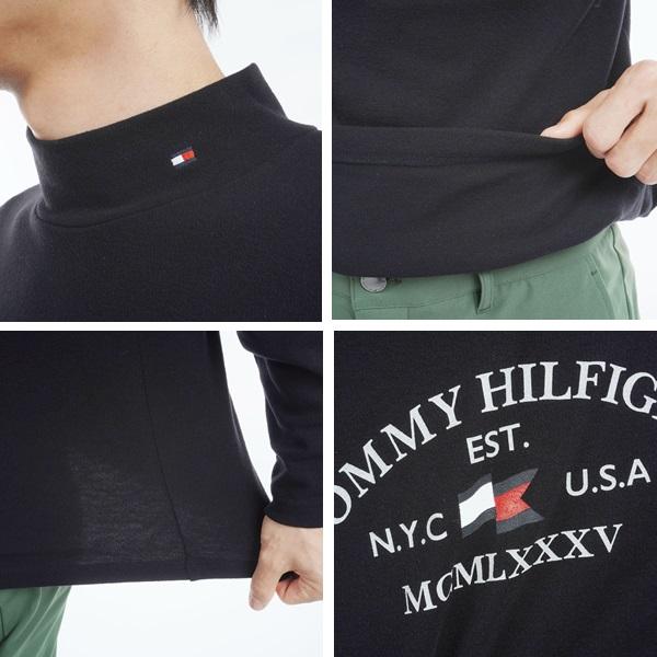 トミーヒルフィガー ゴルフ メンズ アーチロゴ 長袖ハイネックシャツ TOMMY HILFIGER GOLF THMA482 秋冬モデル | TOMMY HILFIGER GOLF | 12