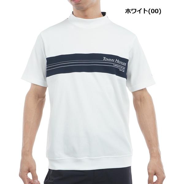 トミーヒルフィガー ゴルフ メンズ カラーブロック 半袖モックネックシャツ TOMMY HILFIGER  THMA505 2025年春夏モデル | TOMMY HILFIGER GOLF | 01