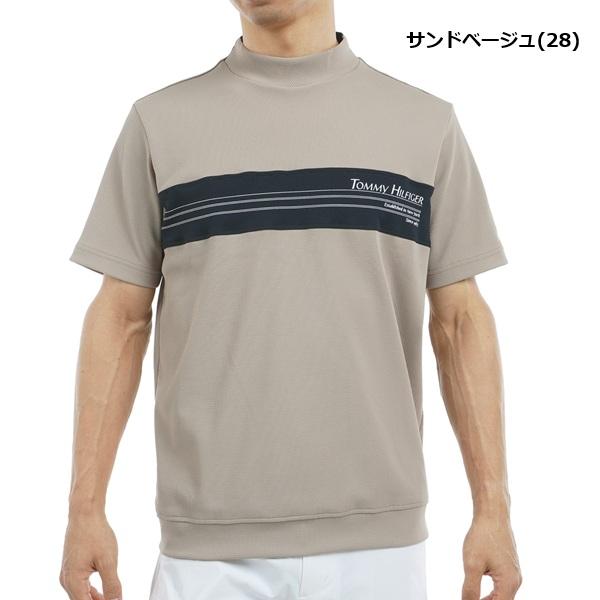 トミーヒルフィガー ゴルフ メンズ カラーブロック 半袖モックネックシャツ TOMMY HILFIGER  THMA505 2025年春夏モデル | TOMMY HILFIGER GOLF | 02