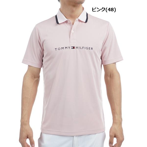 トミーヒルフィガー ゴルフ メンズ エッセンシャルストライプカラー 半袖ポロシャツ TOMMY HILFIGER  THMA513 2025年春夏モデル | TOMMY HILFIGER GOLF | 05