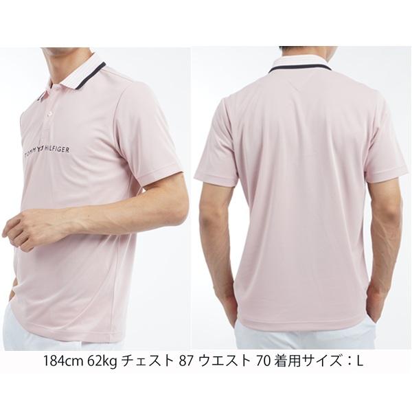 トミーヒルフィガー ゴルフ メンズ エッセンシャルストライプカラー 半袖ポロシャツ TOMMY HILFIGER  THMA513 2025年春夏モデル | TOMMY HILFIGER GOLF | 13