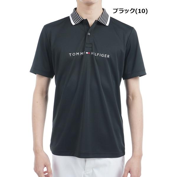 トミーヒルフィガー ゴルフ メンズ エッセンシャルストライプカラー 半袖ポロシャツ TOMMY HILFIGER  THMA513 2025年春夏モデル | TOMMY HILFIGER GOLF | 02