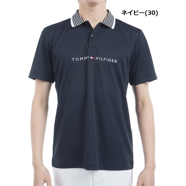 トミーヒルフィガー ゴルフ メンズ エッセンシャルストライプカラー 半袖ポロシャツ TOMMY HILFIGER  THMA513 2025年春夏モデル | TOMMY HILFIGER GOLF | 03