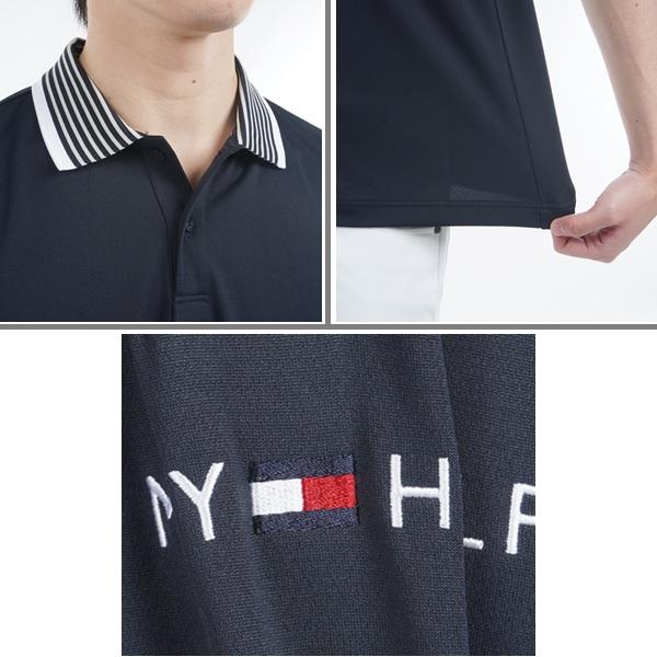 トミーヒルフィガー ゴルフ メンズ エッセンシャルストライプカラー 半袖ポロシャツ TOMMY HILFIGER  THMA513 2025年春夏モデル | TOMMY HILFIGER GOLF | 11