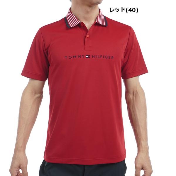 トミーヒルフィガー ゴルフ メンズ エッセンシャルストライプカラー 半袖ポロシャツ TOMMY HILFIGER  THMA513 2025年春夏モデル | TOMMY HILFIGER GOLF | 04