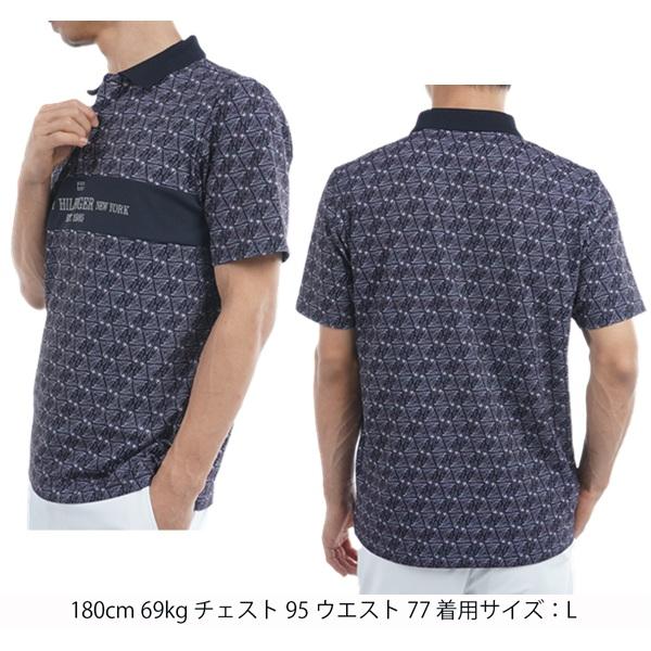 トミーヒルフィガー ゴルフ メンズ ヨットプリント 半袖ポロシャツ TOMMY HILFIGER  THMA519 2025年春夏モデル | TOMMY HILFIGER GOLF | 04