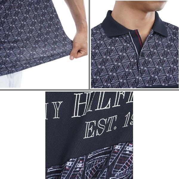 トミーヒルフィガー ゴルフ メンズ ヨットプリント 半袖ポロシャツ TOMMY HILFIGER  THMA519 2025年春夏モデル | TOMMY HILFIGER GOLF | 06