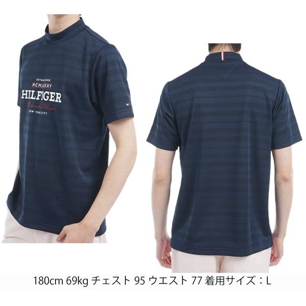 トミーヒルフィガー ゴルフ メンズ フロントロゴ 半袖モックネックシャツ TOMMY HILFIGER  THMA520 2025年春夏モデル | TOMMY HILFIGER GOLF | 10