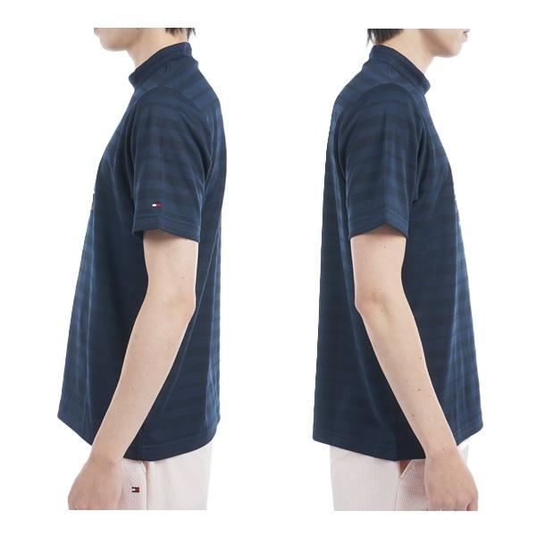 トミーヒルフィガー ゴルフ メンズ フロントロゴ 半袖モックネックシャツ TOMMY HILFIGER  THMA520 2025年春夏モデル | TOMMY HILFIGER GOLF | 11