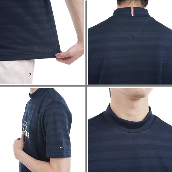 トミーヒルフィガー ゴルフ メンズ フロントロゴ 半袖モックネックシャツ TOMMY HILFIGER  THMA520 2025年春夏モデル | TOMMY HILFIGER GOLF | 12