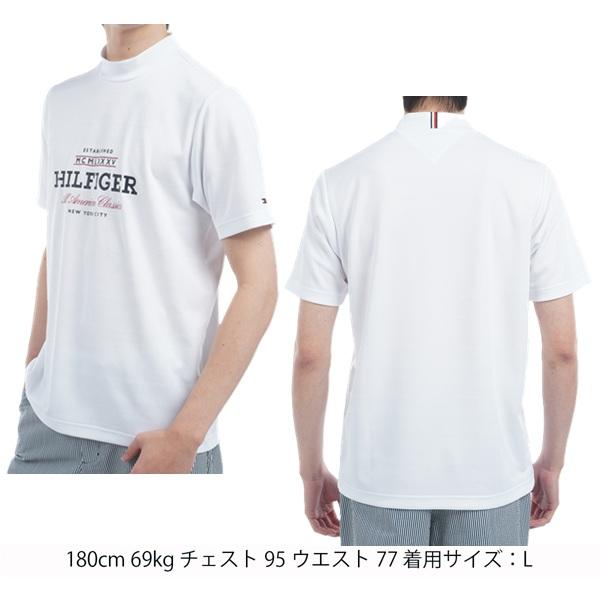 トミーヒルフィガー ゴルフ メンズ フロントロゴ 半袖モックネックシャツ TOMMY HILFIGER  THMA520 2025年春夏モデル | TOMMY HILFIGER GOLF | 06