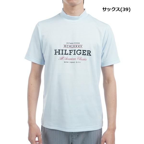 トミーヒルフィガー ゴルフ メンズ フロントロゴ 半袖モックネックシャツ TOMMY HILFIGER  THMA520 2025年春夏モデル | TOMMY HILFIGER GOLF | 03