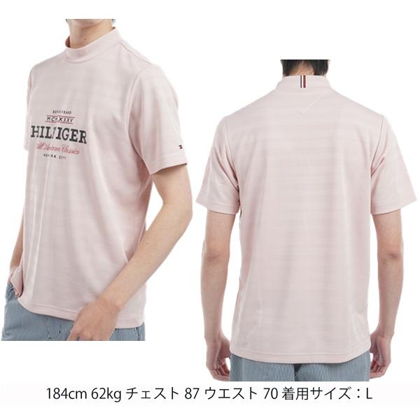 トミーヒルフィガー ゴルフ メンズ フロントロゴ 半袖モックネックシャツ TOMMY HILFIGER  THMA520 2025年春夏モデル | TOMMY HILFIGER GOLF | 08