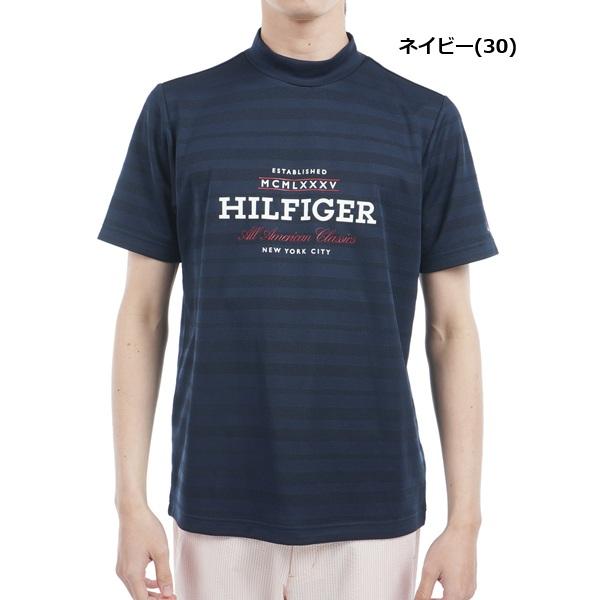 トミーヒルフィガー ゴルフ メンズ フロントロゴ 半袖モックネックシャツ TOMMY HILFIGER  THMA520 2025年春夏モデル | TOMMY HILFIGER GOLF | 02
