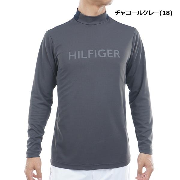 トミーヒルフィガー ゴルフ メンズ エンボス 長袖モックネックシャツ TOMMY HILFIGER  THMA555 2025年秋冬モデル | TOMMY HILFIGER GOLF | 02