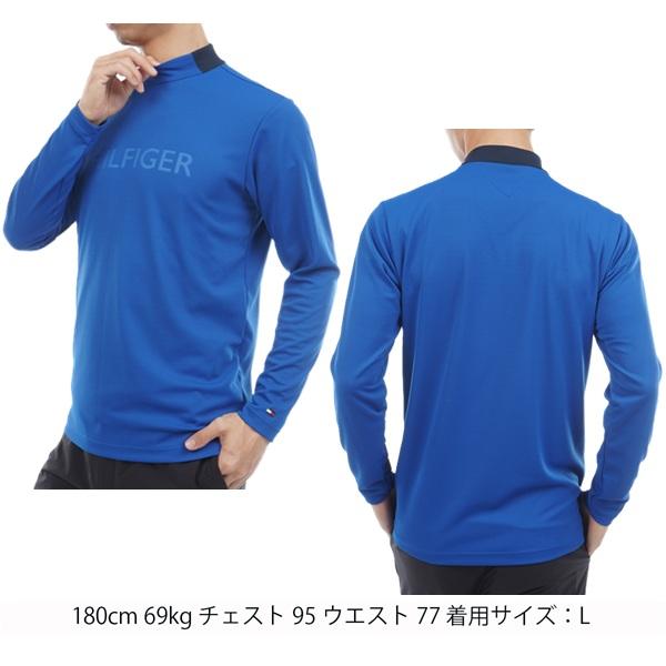 トミーヒルフィガー ゴルフ メンズ エンボス 長袖モックネックシャツ TOMMY HILFIGER  THMA555 2025年秋冬モデル | TOMMY HILFIGER GOLF | 07