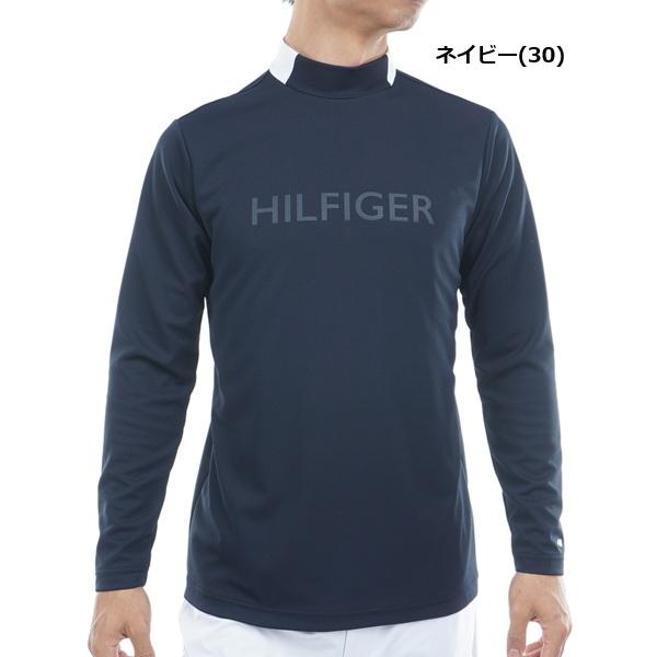 トミーヒルフィガー ゴルフ メンズ エンボス 長袖モックネックシャツ TOMMY HILFIGER  THMA555 2025年秋冬モデル | TOMMY HILFIGER GOLF | 03
