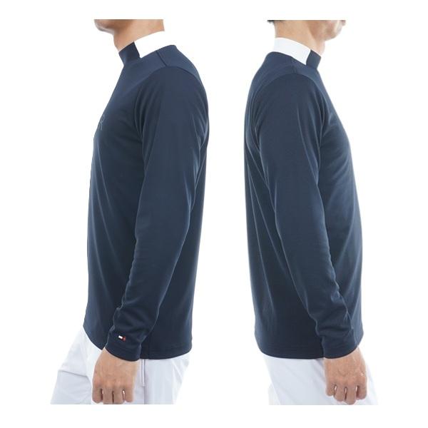 トミーヒルフィガー ゴルフ メンズ エンボス 長袖モックネックシャツ TOMMY HILFIGER  THMA555 2025年秋冬モデル | TOMMY HILFIGER GOLF | 09