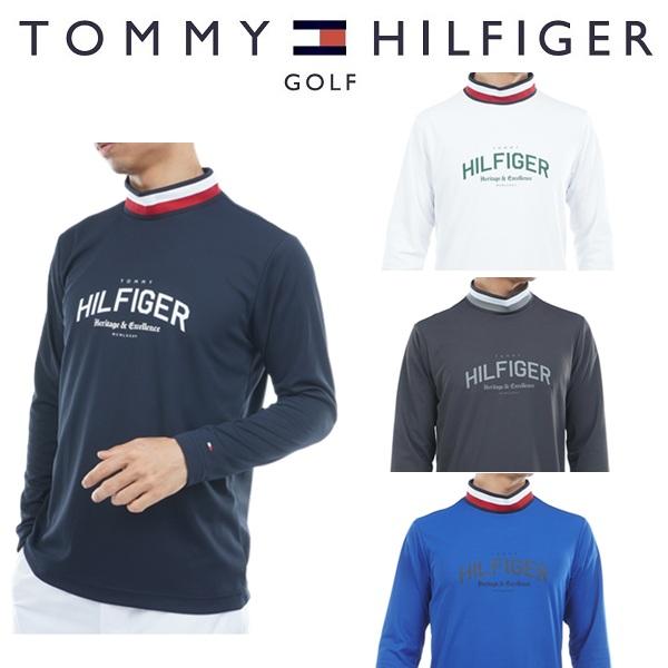 トミーヒルフィガー ゴルフ メンズ シグネチャーリブ 長袖シャツ TOMMY HILFIGER  THMA562 2025年秋冬モデル | TOMMY HILFIGER GOLF