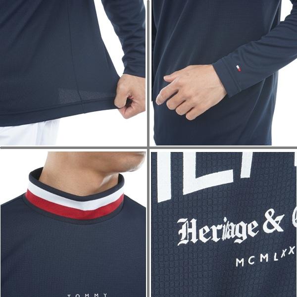トミーヒルフィガー ゴルフ メンズ シグネチャーリブ 長袖シャツ TOMMY HILFIGER  THMA562 2025年秋冬モデル | TOMMY HILFIGER GOLF | 10