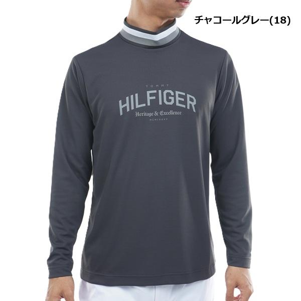 トミーヒルフィガー ゴルフ メンズ シグネチャーリブ 長袖シャツ TOMMY HILFIGER  THMA562 2025年秋冬モデル | TOMMY HILFIGER GOLF | 02