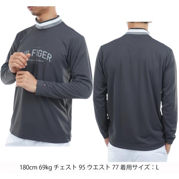 トミーヒルフィガー ゴルフ メンズ シグネチャーリブ 長袖シャツ TOMMY HILFIGER  THMA562 2025年秋冬モデル | TOMMY HILFIGER GOLF | 06