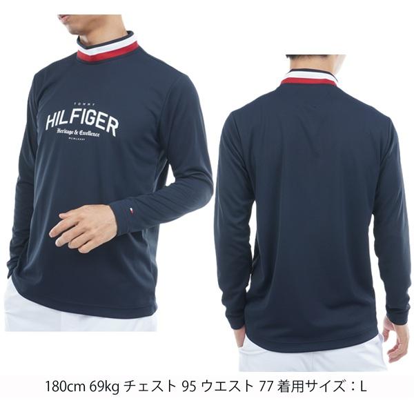 トミーヒルフィガー ゴルフ メンズ シグネチャーリブ 長袖シャツ TOMMY HILFIGER  THMA562 2025年秋冬モデル | TOMMY HILFIGER GOLF | 08