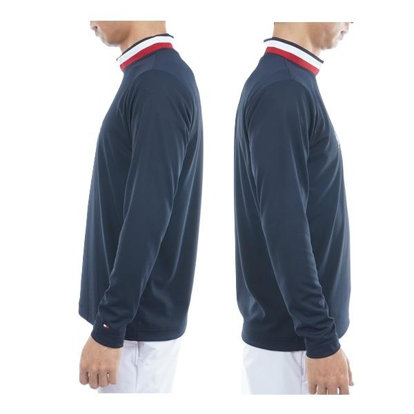 トミーヒルフィガー ゴルフ メンズ シグネチャーリブ 長袖シャツ TOMMY HILFIGER  THMA562 2025年秋冬モデル | TOMMY HILFIGER GOLF | 09