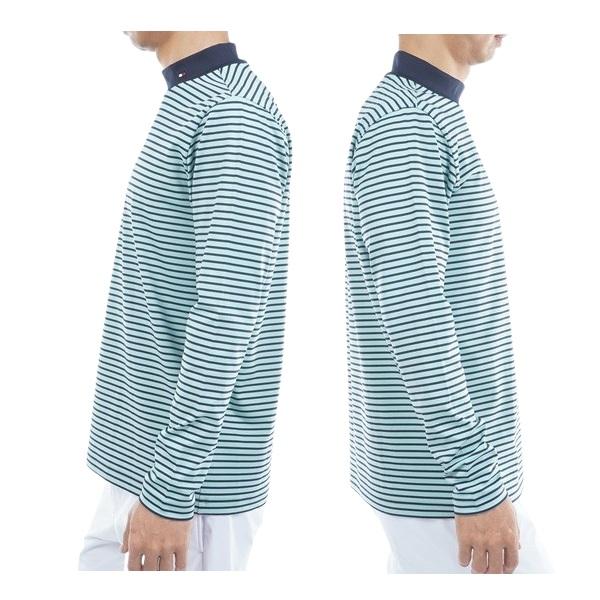 トミーヒルフィガー ゴルフ メンズ ベア天 長袖モックネックシャツ TOMMY HILFIGER  THMA563 2025年秋冬モデル | TOMMY HILFIGER GOLF | 11