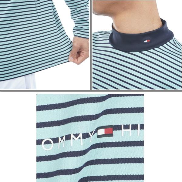 トミーヒルフィガー ゴルフ メンズ ベア天 長袖モックネックシャツ TOMMY HILFIGER  THMA563 2025年秋冬モデル | TOMMY HILFIGER GOLF | 12